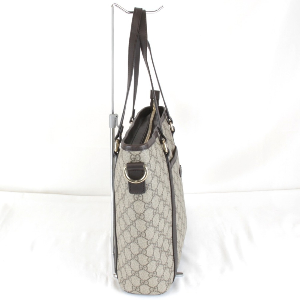 GUCCI Cream Canvas Tote Bag - Picture 2 of 11